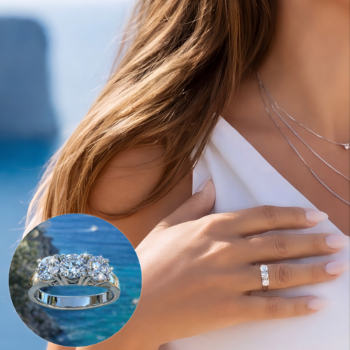 Anello ❞𝓣𝓻𝓲𝓵𝓸𝓰𝓲𝓪 𝓒𝓪𝓹𝓻𝓲❞ modello “Marina Grande”